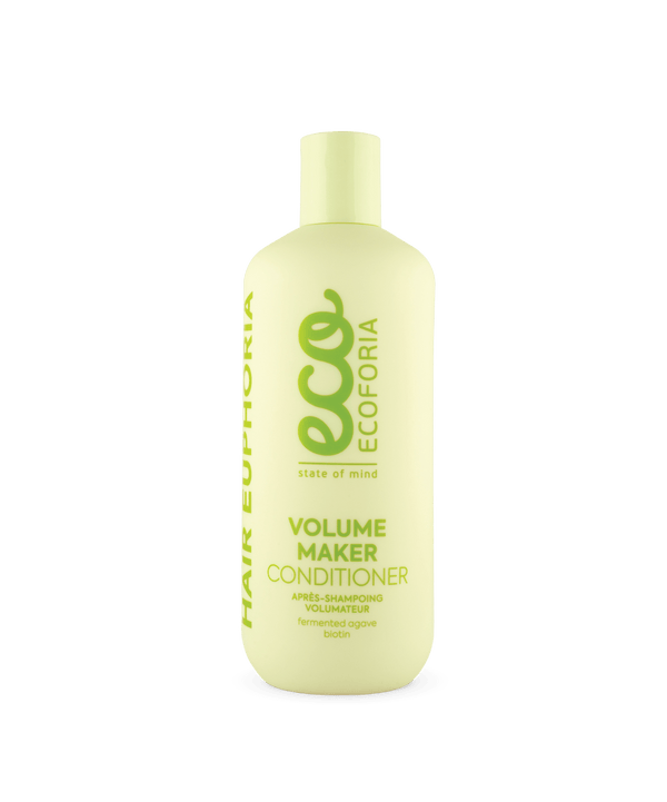 Ecoforia Volume Maker Conditioner 400ml - lightweight conditioner with fermented agave extract and biotin to add volume and shine to fine hair