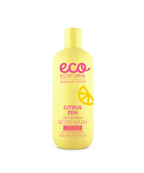 Ecoforia stress-relief body wash with lemon and pineapple
