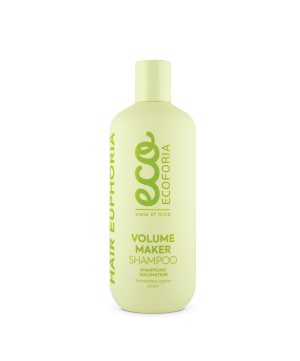 Ecoforia Volume Maker Shampoo 400ml gentle shampoo with fermented agave extract and biotin to cleanse and add volume to fine hair