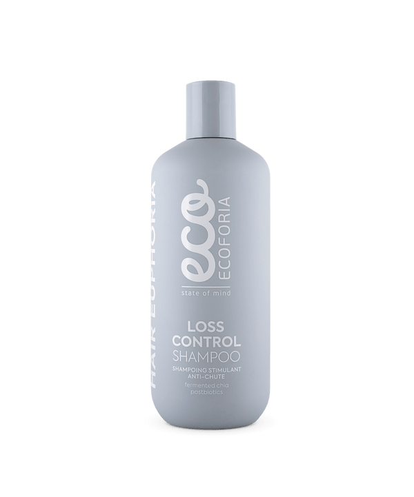 Gentle shampoo with fermented chia extract and postbiotics to cleanse and refresh the scalp, promoting healthy hair growth